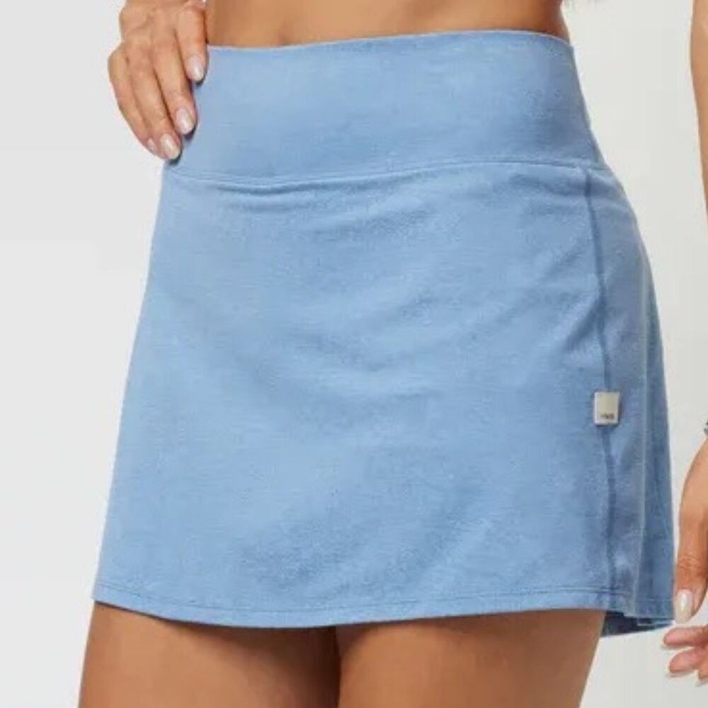 Vuori Women's Halo Performance Skirt Isle Blue Heather XL